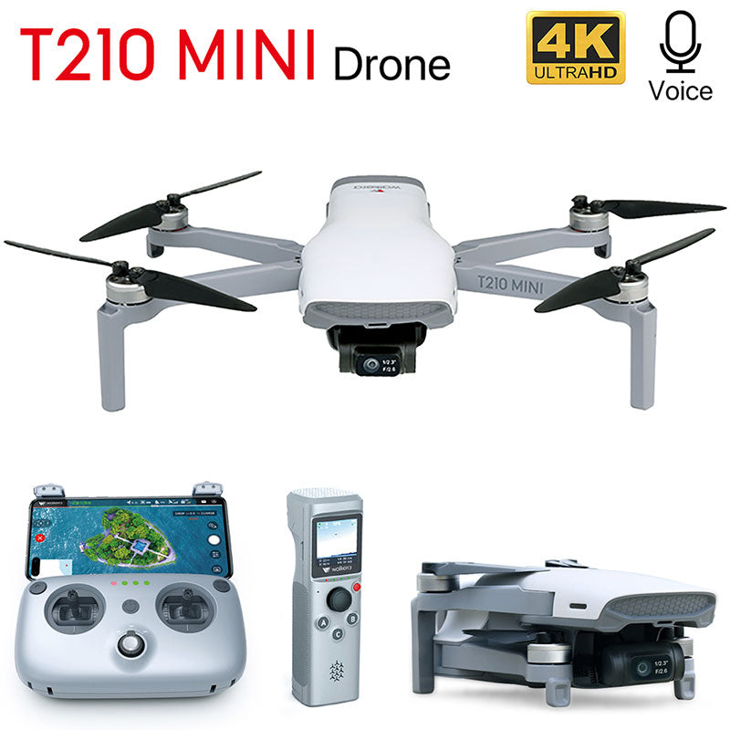  Walkera T210 Mini FPV Drone 3-Axis Gimbal 4K HD Camera Quadcopter