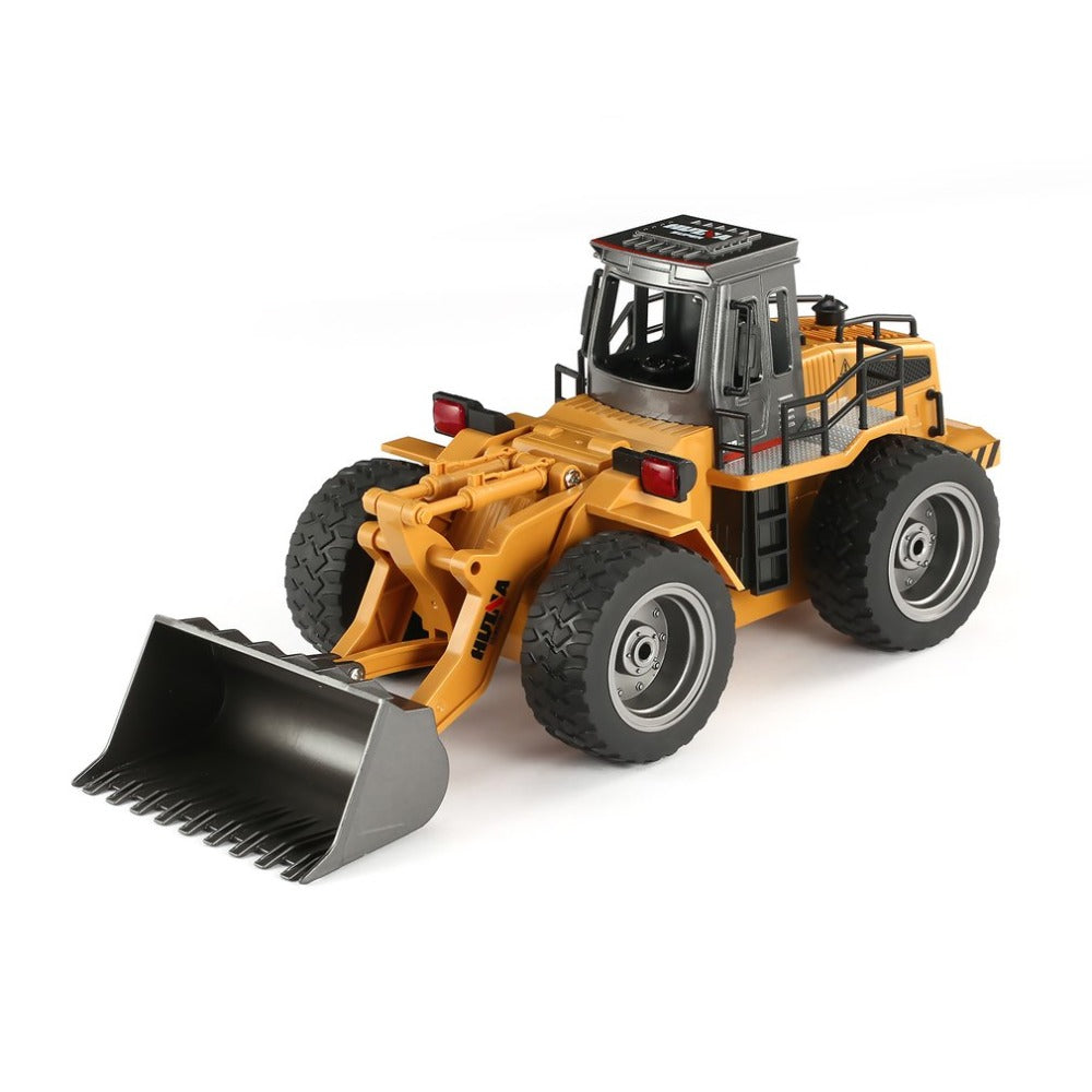 RC Car Huina1577 2 In 1 Alloy Simulation Forklift Truck Crane Excavator