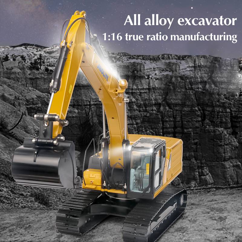 Huina Kabolite K336GC Full Alloy Excavator Simulation Hydraulic Excavator HighQuality RC Car Toy
