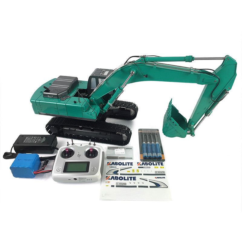 Huina Kabolite K350 Full Alloy Excavator Simulation Hydraulic Excavator High Quality RC Car Toy