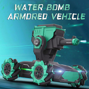 RC Tank Infrared Multiplayer battle Can Launch Water Bomb Armored Tank Toy Car