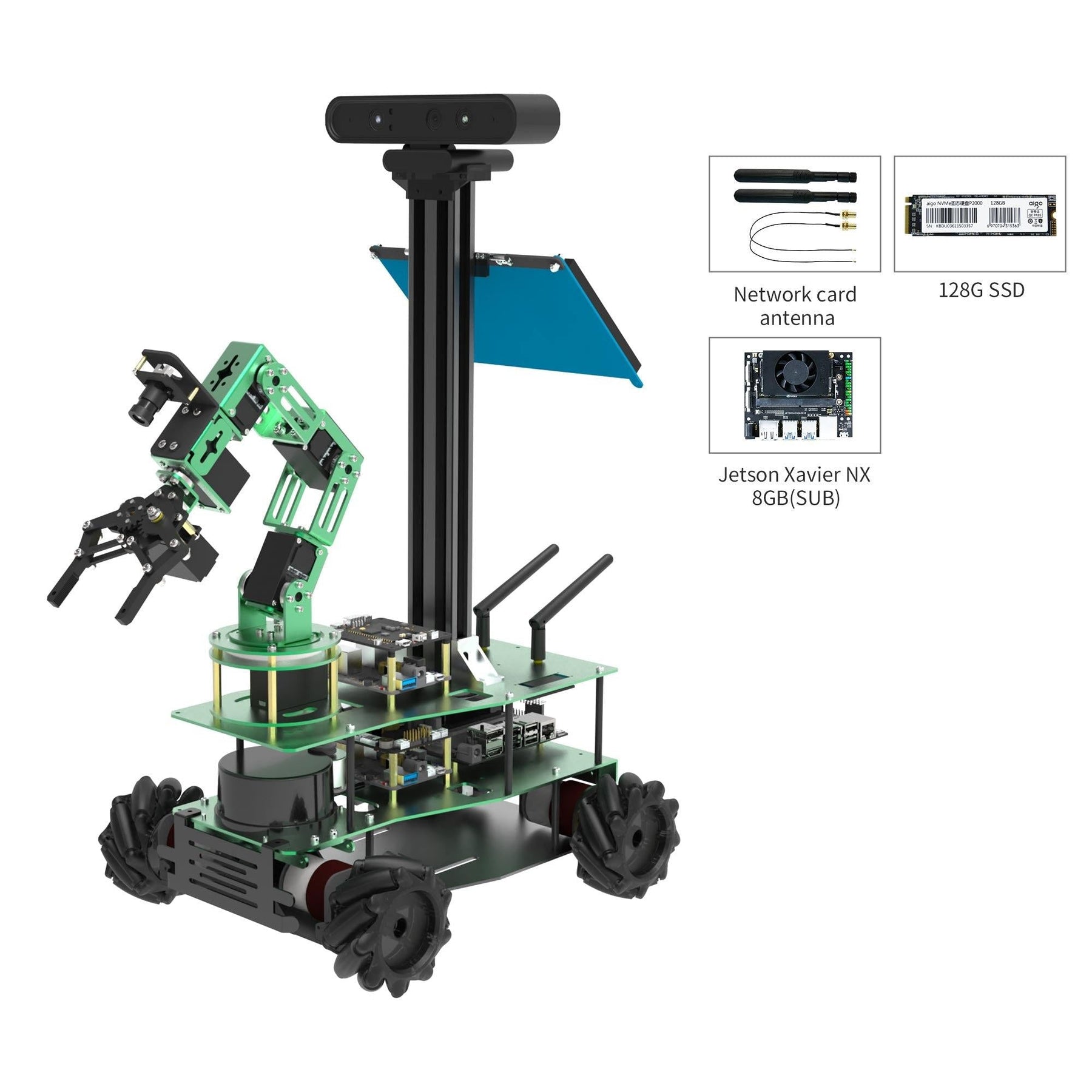 ROSMASTER X3 PLUS ROS STEM Education Python Programming Robot for Jetson NANO 4GB/Xavier NX/TX2 NX/RaspberryPi 4B