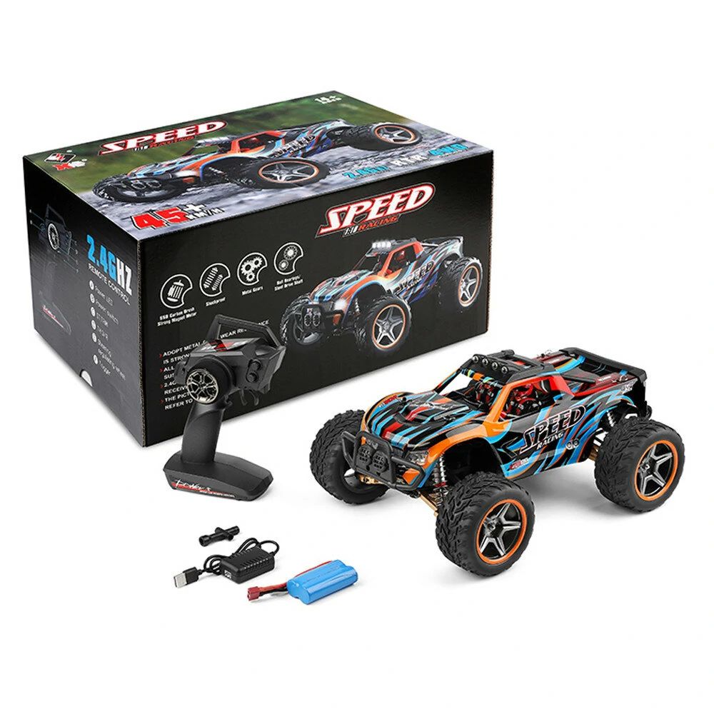 WLtoys 104009 High Speed 50KM/H 4WD RC Car Carbon Brush 1/10 2.4G Climbing Off-road Drift Vehicle RC Toys