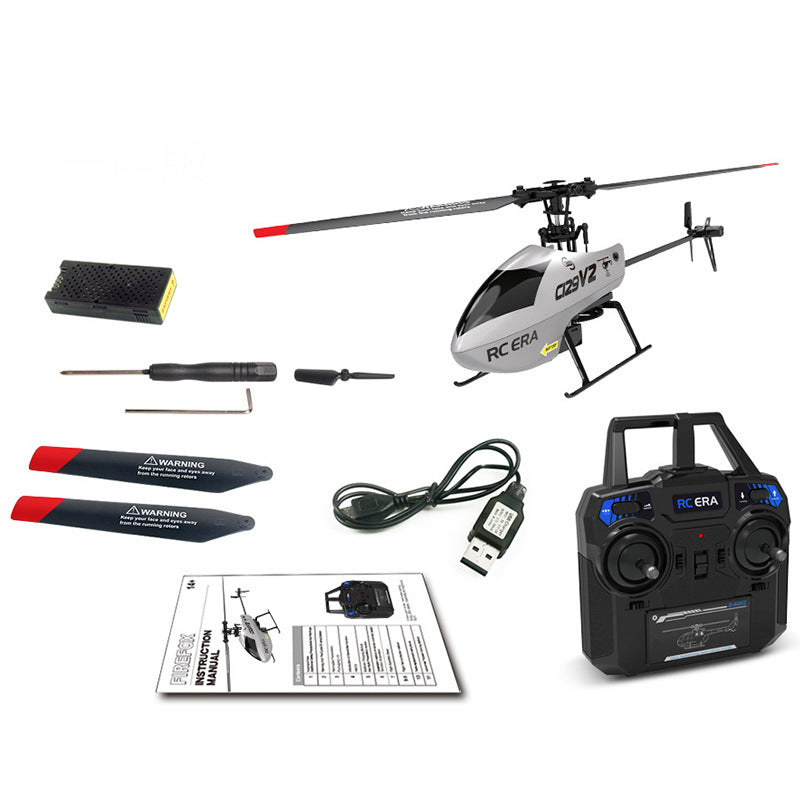 RC Helicopter C129 V2 4CH 3D Tumbling 6-Axis Gyroscope Aircraft Toy