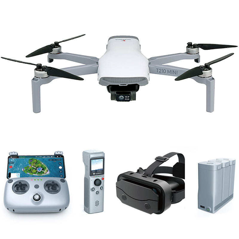  Walkera T210 Mini FPV Drone 3-Axis Gimbal 4K HD Camera Quadcopter