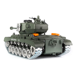 1:18 Simulate Shoot M26 Tank Shoot Cross-country Tracked Remote