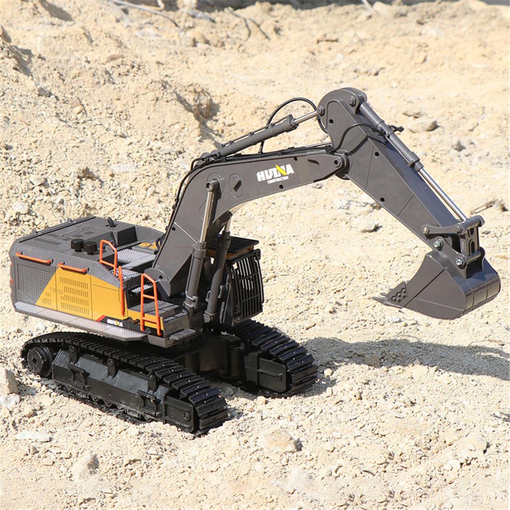 Huina 1592 Alloy Excavator 1:14 22CH RC Car Toys Gift | bometoys