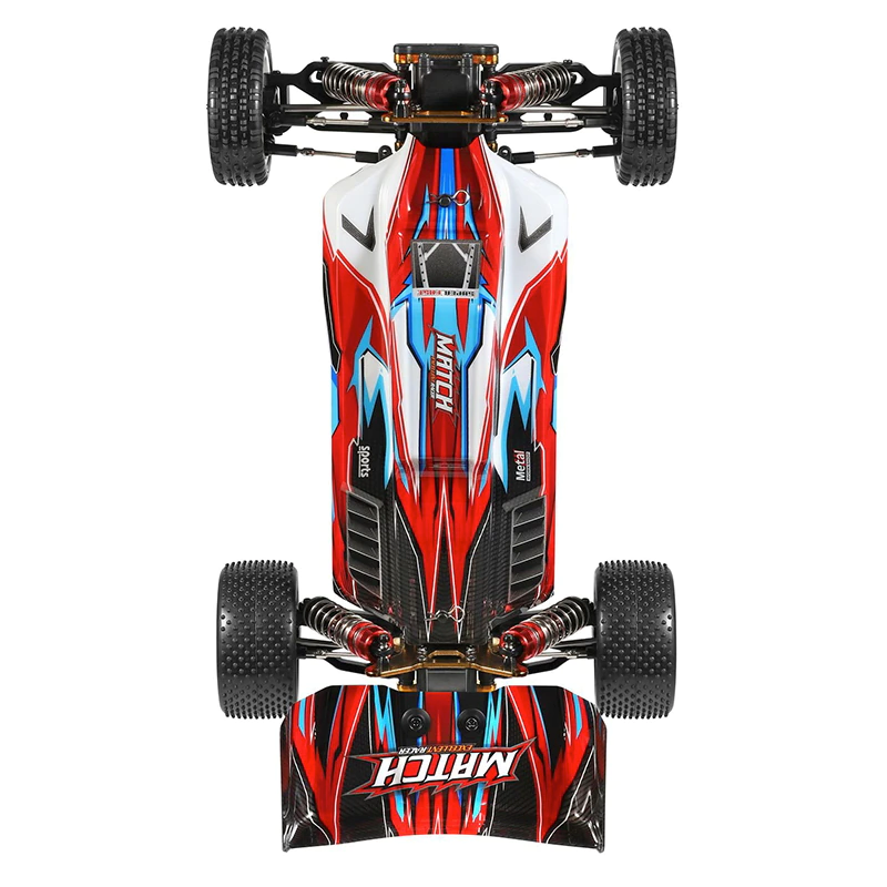 WLtoys 104001 RC Car 45KM/H 4WD Off-Road 1:10 Metal Chassis Alloy Toys