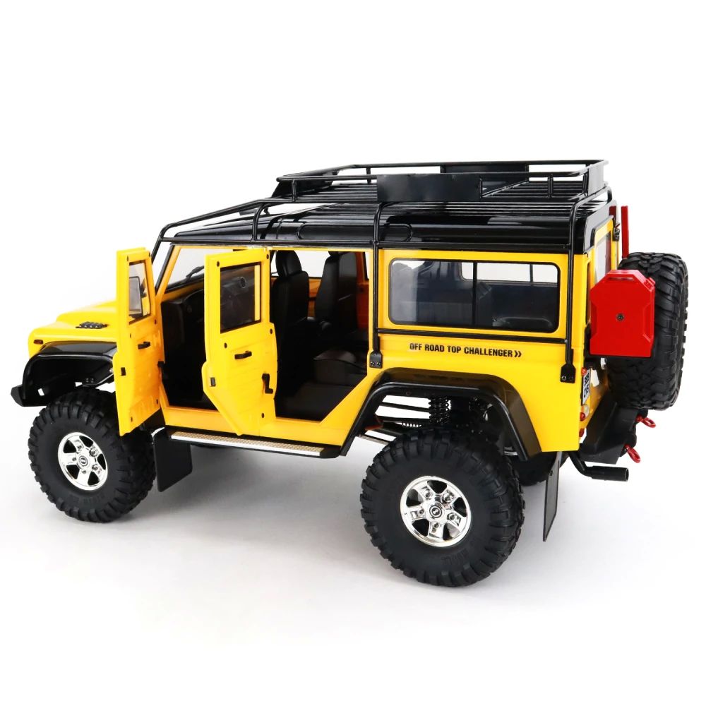 HG P411 1:10 RC Car 4x4 Off-road Electric Climbing Vehicle With Winch Light Sound Effect Smoke
