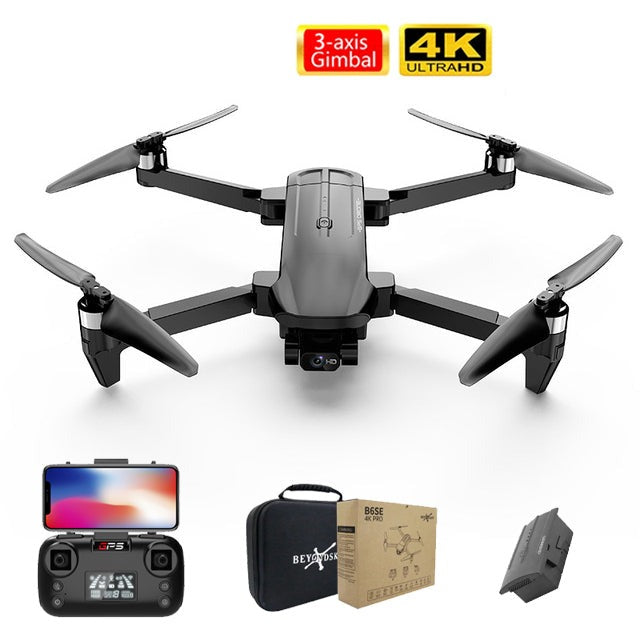4K Drone B6SE 3-Axis Gimbal EIS Camera Brushless Quadcopter