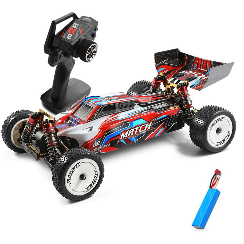 WLtoys 104001 RC Car 45KM/H 4WD Off-Road 1:10 Metal Chassis Alloy Toys