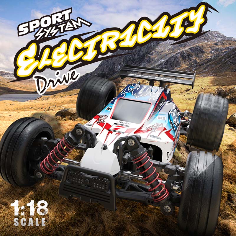 RC Car 1:18 Brushless Full-Scale High-Speed Off-Road Climbing 4WD Car