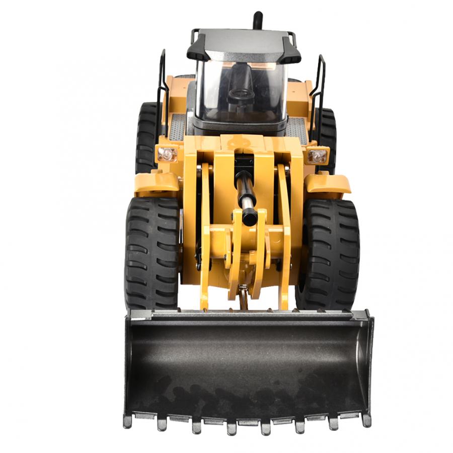 Huina 1583 Alloy Bulldozer Excavator 2.4G 10CH 1:14 Engineering Construction RC Car Toy
