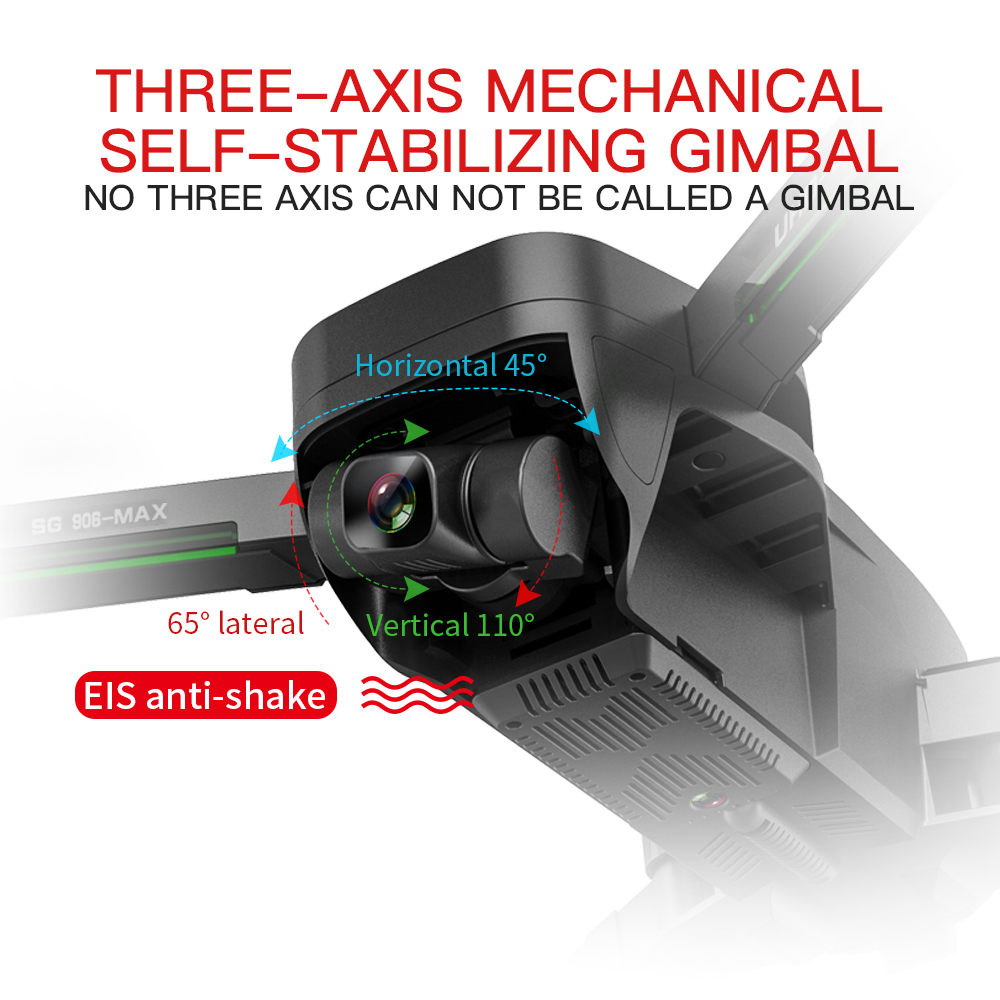 Drone SG906 Pro3 MAX 4k HD 3-Axis Gimbal Camera 5G WIFI GPS Professional Obstacle Avoidance Quadcopter