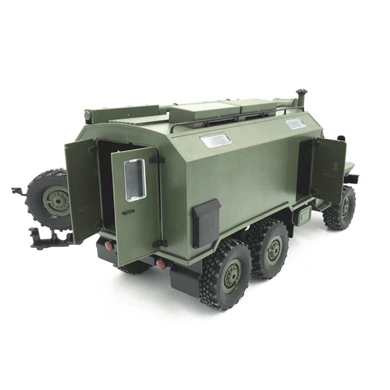 Rc Car Military Truck WPL B36 Ural 1/16 6WD Rock Crawler Command Communication Vehicle
