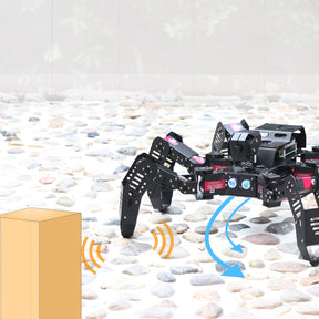 Hiwonder STEM Education Python Programming AI Intelligent Visual Hexapod Robot Powered by Raspberry Pi  4B 4GB