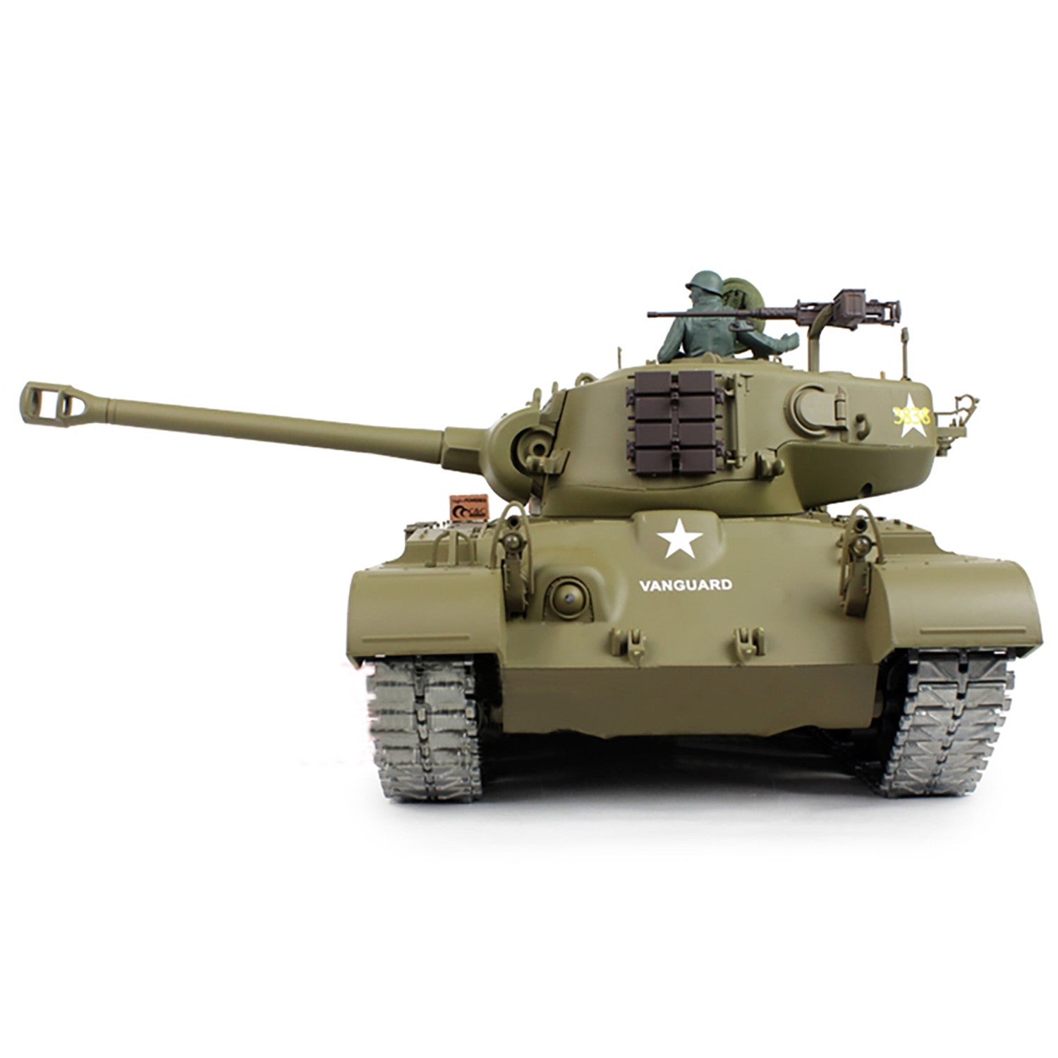 RC Tank Heng Long Pershing US Army Snow Leopard Battle Tank M26 Metal RC Tank toys