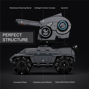 Rc Mecha Tank Emission Water Bomb Multiplayer battle Stunt Car Toy