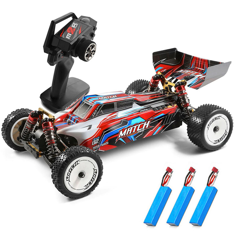 WLtoys 104001 RC Car 45KM/H 4WD Off-Road 1:10 Metal Chassis Alloy Toys