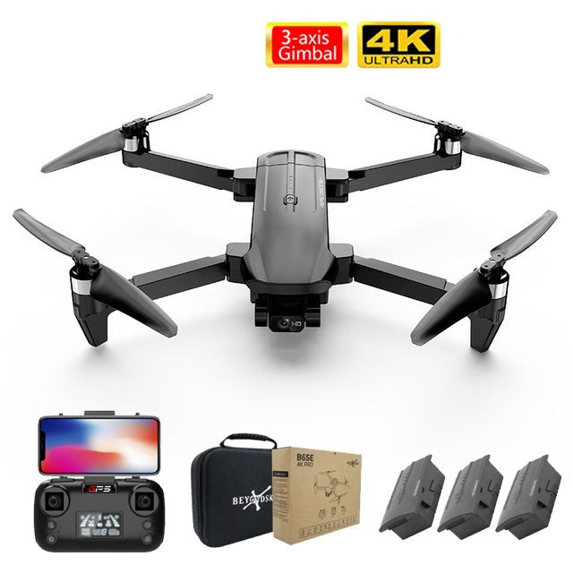 4K Drone B6SE 3-Axis Gimbal EIS Camera Brushless Quadcopter