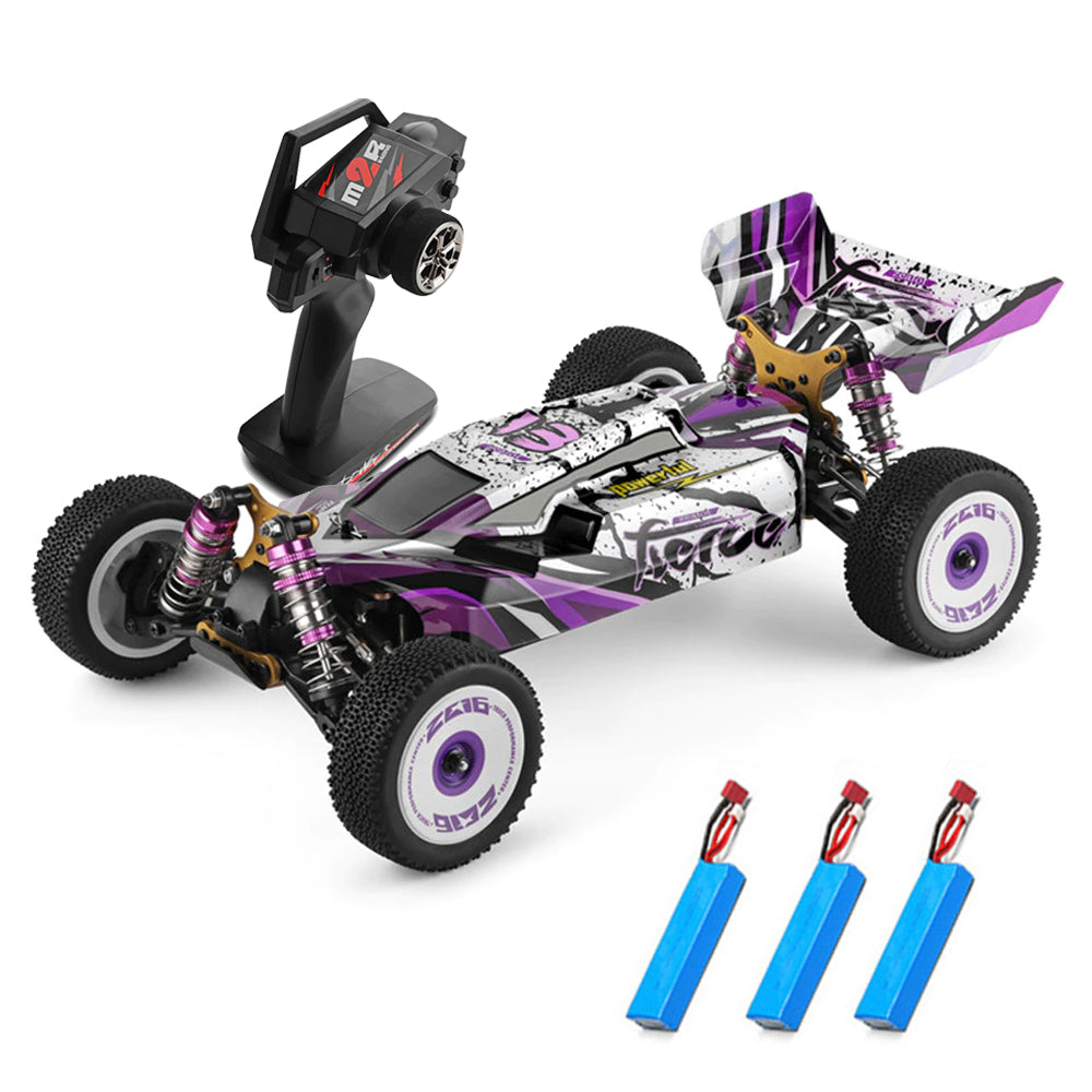 WLtoys 124019 RC Car High Speed 60km/h 4WD 1:12 Metal Chassis 550 Brushed Motor Off-Road Climbing Drift Car Toys