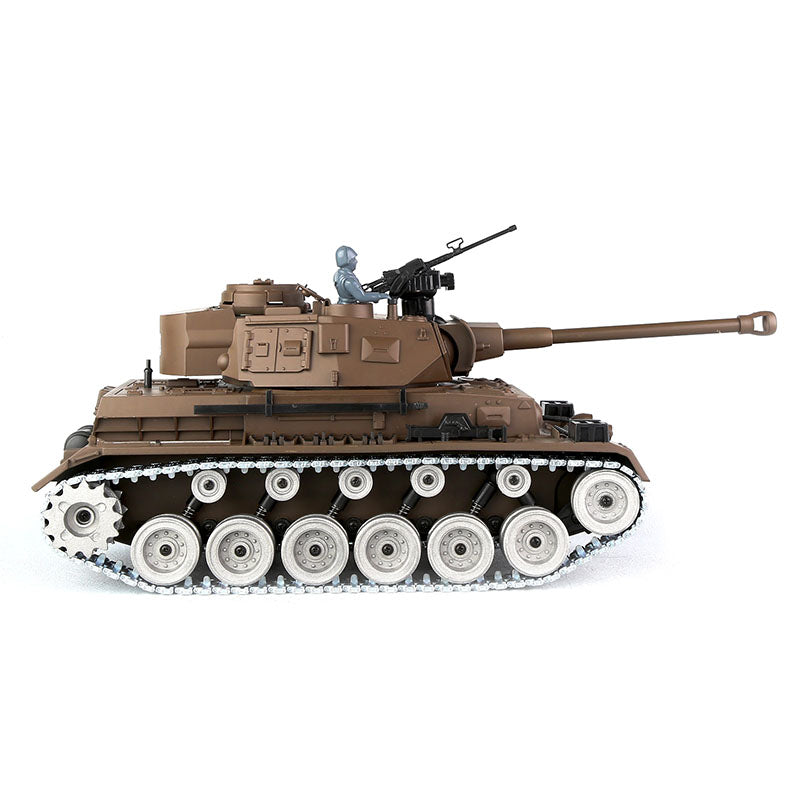 RC Tank Germany lV ZY 826 PRO 1:18 RC Car Metal Track Metal Road Wheels Electric Battle RC Tank Toy