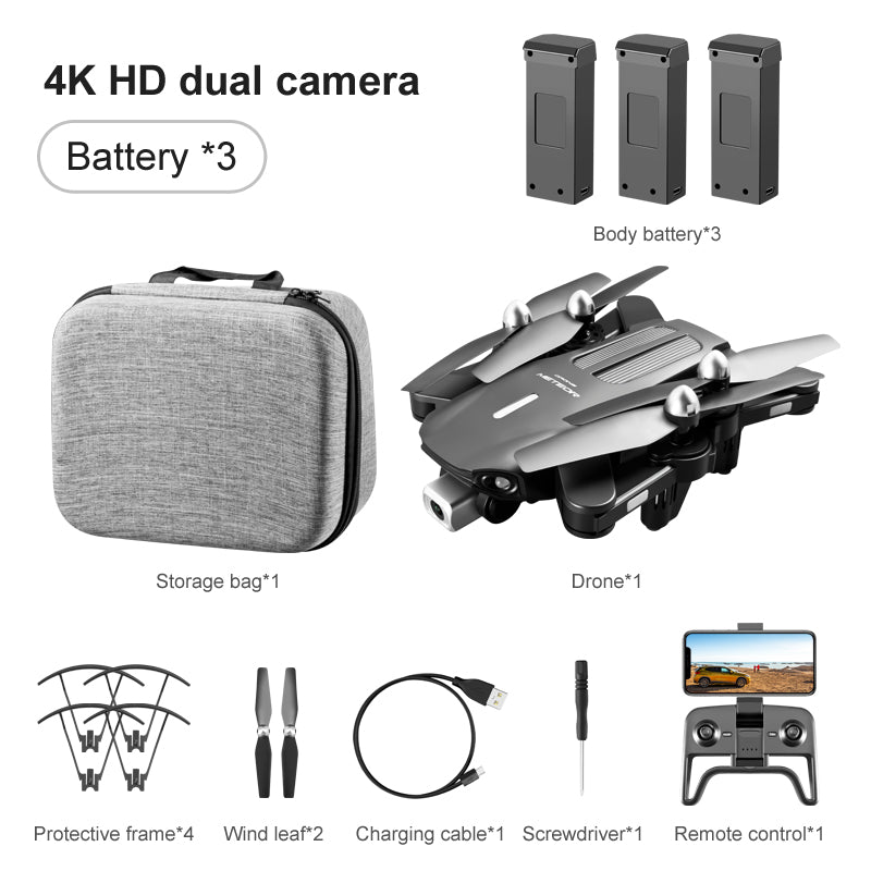 RC Drone K106 OAS 4K Obstacle Avoidance Quadcopter Cool Colorful LED lights