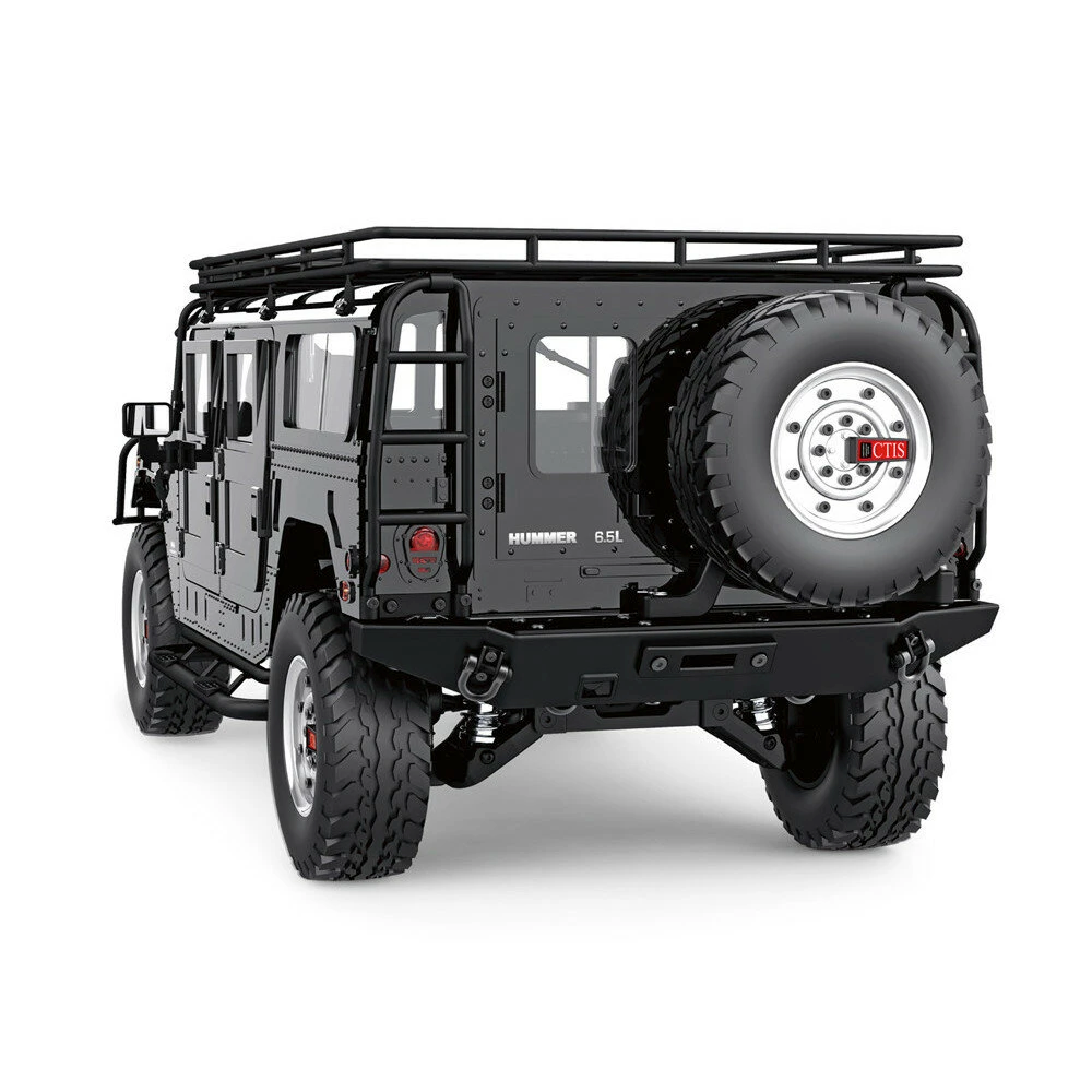 RC Car HG P415 1/10 16CH Hummer Metal Chassis Vehicles Model Military Truck Toys Gifts