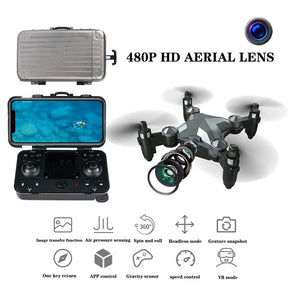 Mini Drone Luggage Shape RC Drone FPV Wifi 720P Camera Quadcopter Toys