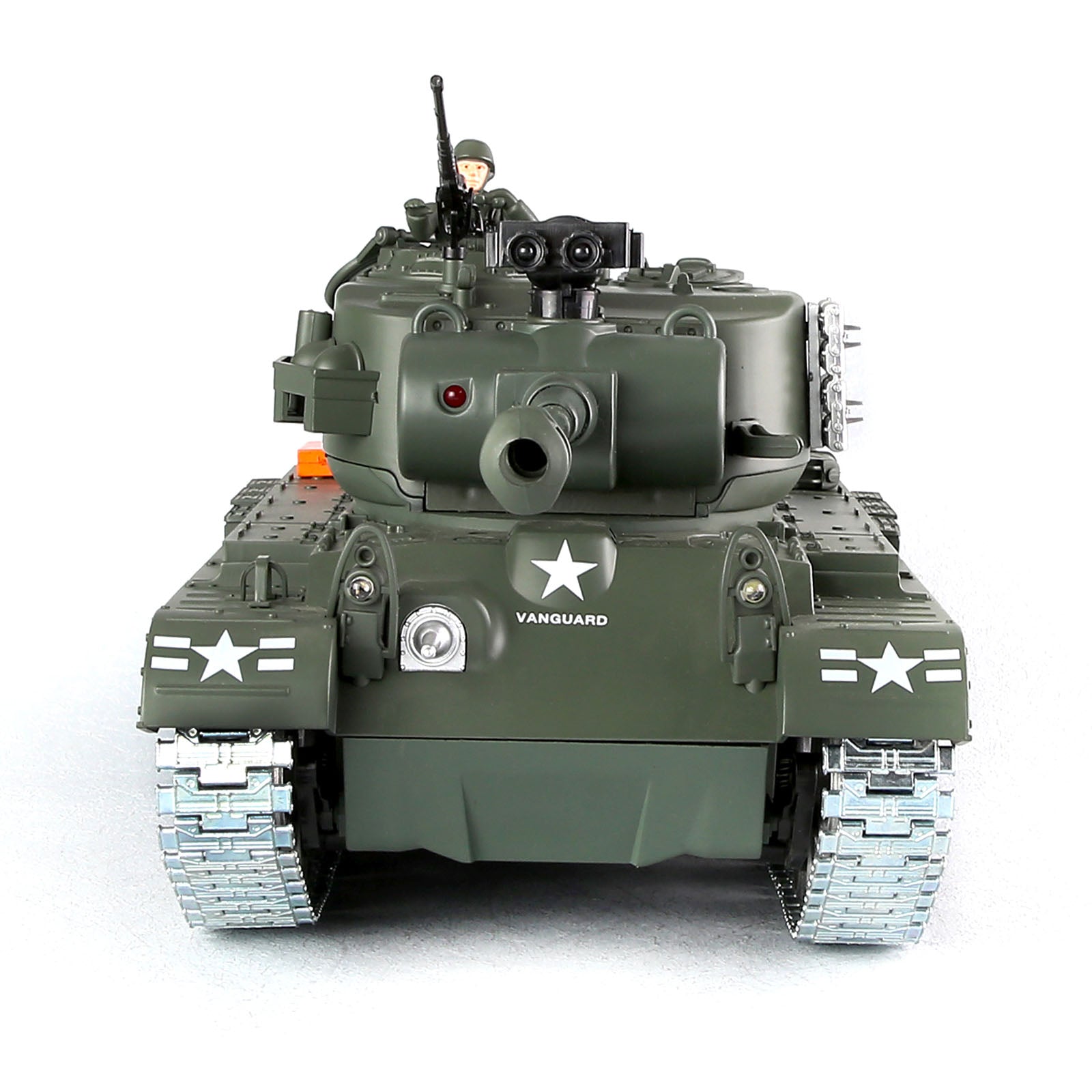 RC Tank US M26 Pershing ZY 814 PRO 1:18 RC Car Metal Track Metal Road Wheels Electric Battle RC Tank Toy
