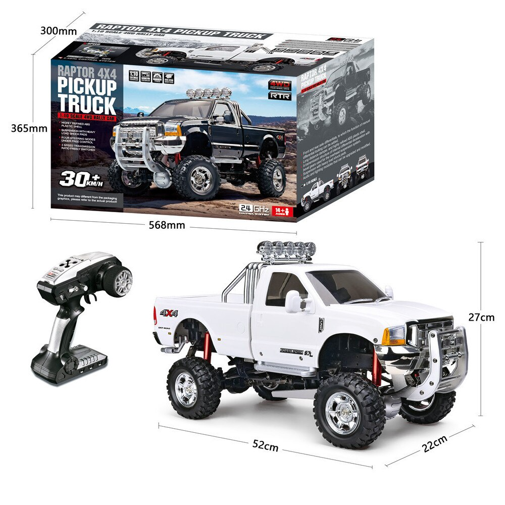RC Car Pickup Truck Climbing Off-Road Vehicle HG P410 4WD Ford F350 Toys
