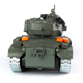 RC Tank US M26 Pershing ZY 814 PRO 1:18 RC Car Metal Track Metal Road Wheels Electric Battle RC Tank Toy