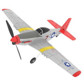 Volantex Mustang P-51D RC Plane 400mm Wingspan 2.4G 6-Axis Gyro Airplane One Key Return EPP for Beginner