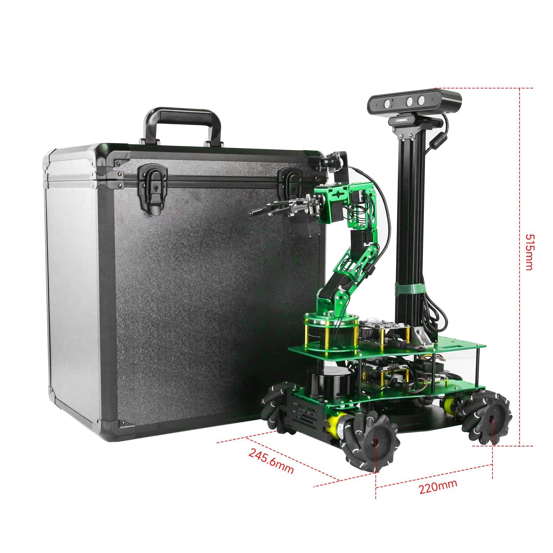 ROSMASTER X3 PLUS ROS STEM Education Python Programming Robot for Jetson NANO 4GB/Xavier NX/TX2 NX/RaspberryPi 4B