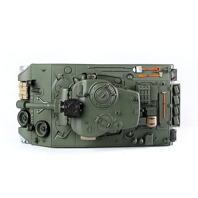 RC Tank American M4A3 ZY 828 PRO  1:18 RC Car Metal Track Metal Road Wheels Electric Charging Battle RC Car Toy