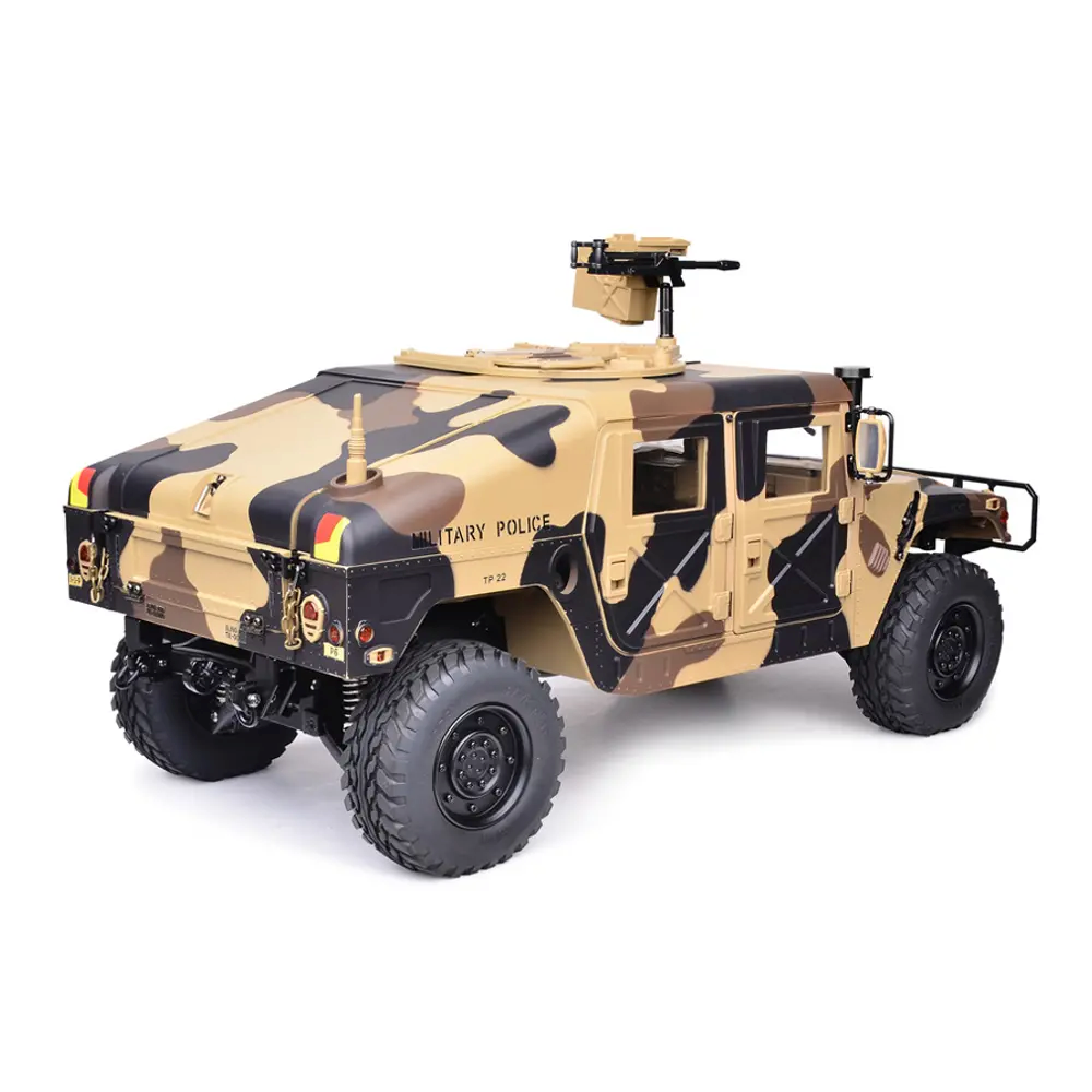 HG P408 RC Car 1/10 2.4G 4WD U.S.4X4 Hummer Military Vehicle Truck Toys Gifts