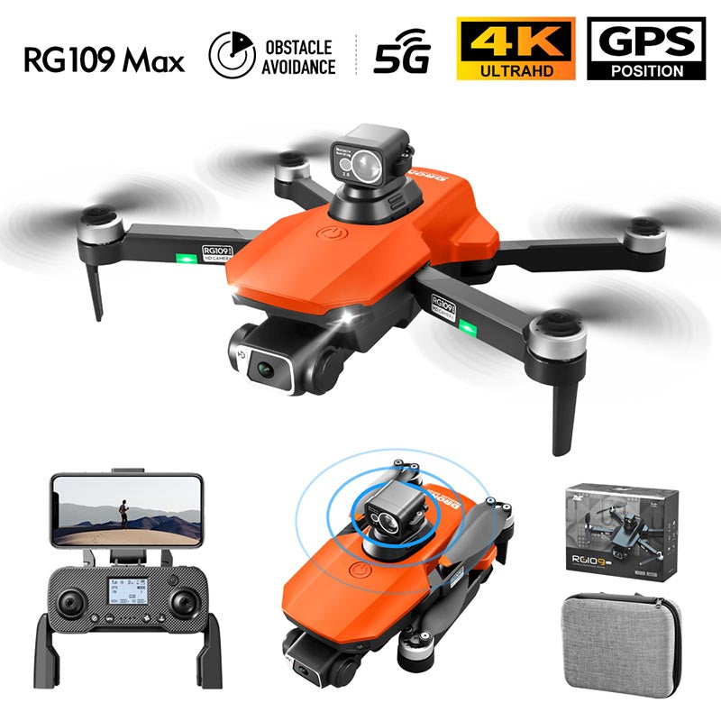 4K Drone RG109 MAX Brushless 360 ° Laser Obstacle Avoidance Quadcopter