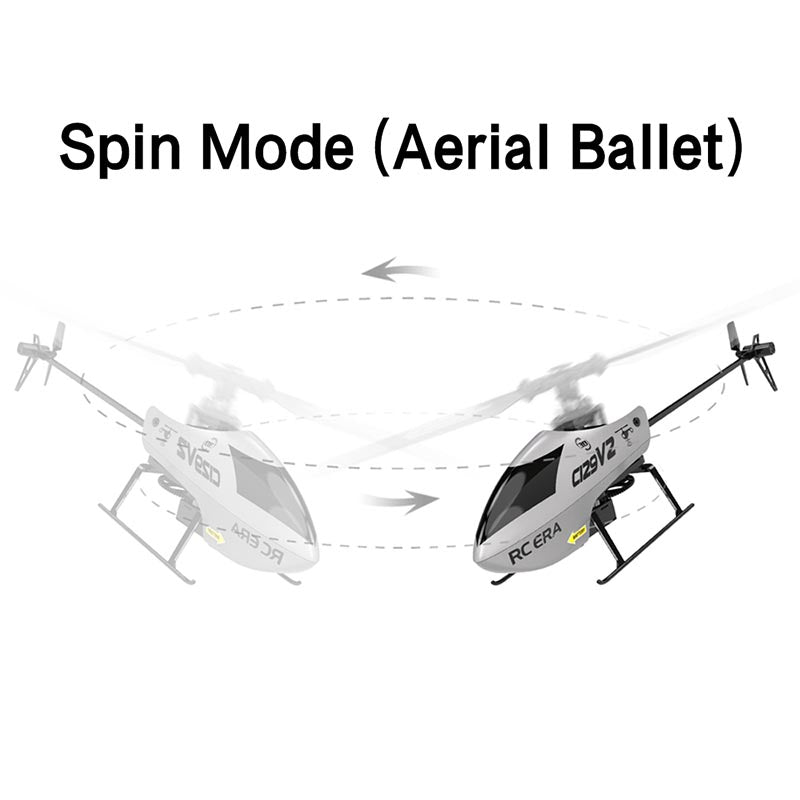 RC Helicopter C129 V2 4CH 3D Tumbling 6-Axis Gyroscope Aircraft Toy