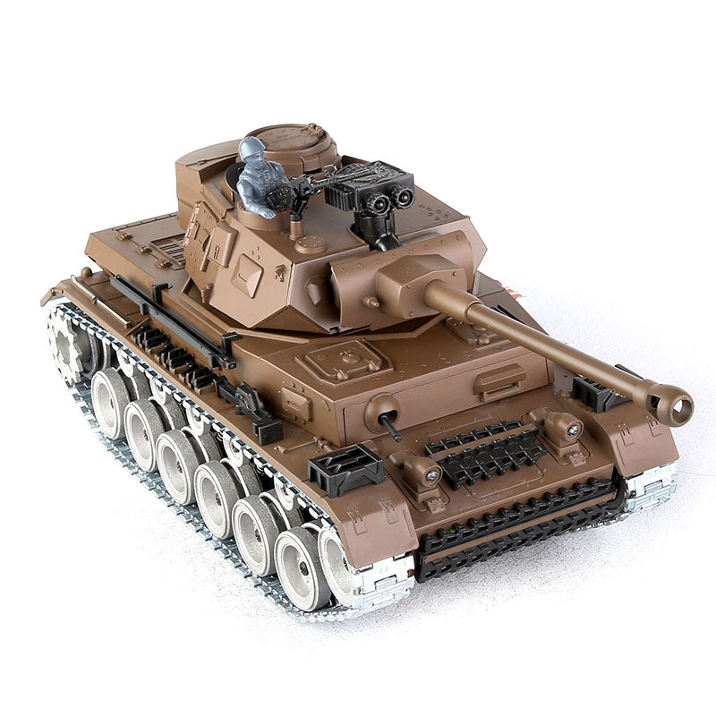 RC Tank Germany lV ZY 826 PRO 1:18 RC Car Metal Track Metal Road Wheels Electric Battle RC Tank Toy