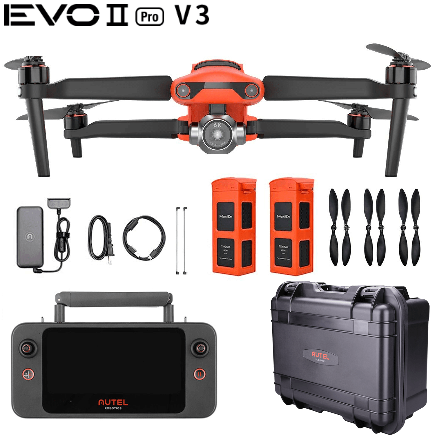 Autel Robotics EVO II Pro V3 6K Drone Rugged Bundle