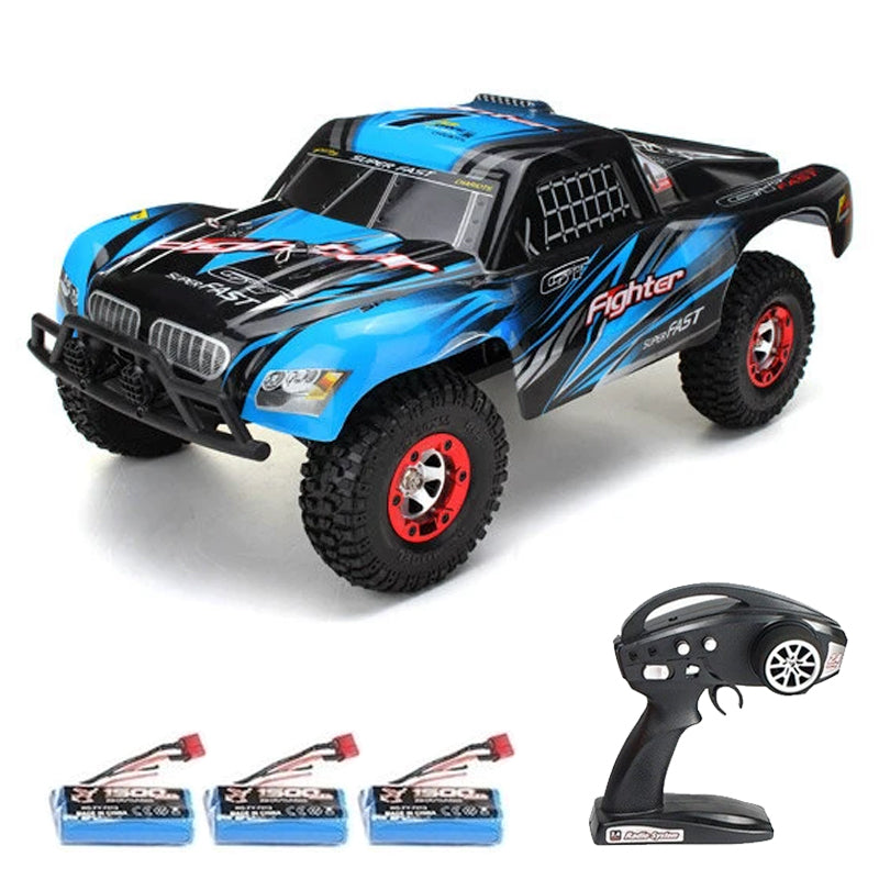 High Speed RC Car 4WD 1/12 Brushless Desert Short Truck 
