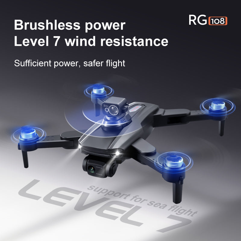 RG108 MAX 4K Drone Dual HD Camera Brushless Quadcopter