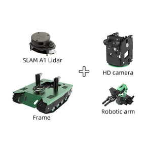 Yahboom ROS Transbot STEM Education Python Programming Robot with Lidar Depth camera for Jetson NANO 4GB(B01/SUB)