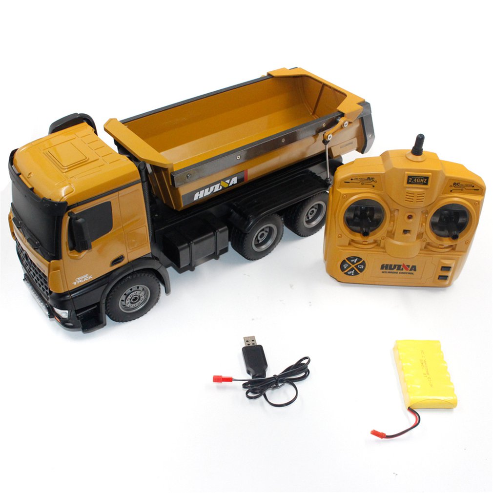 Huina 1573 Dump Truck Construction Truck 1:14 10CH RC Toy | bometoys