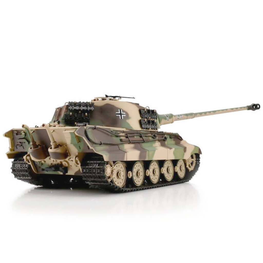 Heng Long 3888A German King Tiger RC Tank 320° Spin Turret 1/16 Upgrade Metal RC tank Toys