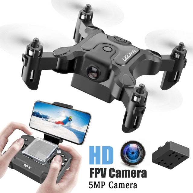 Mini Drone V2 4K 1080P HD Camera WiFi Fpv Air Pressure Altitude Hold RC Drone