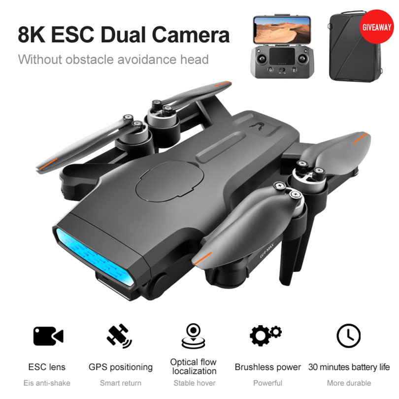 RC Drone LU9 Max 8K Camera Brushless Quadcopter