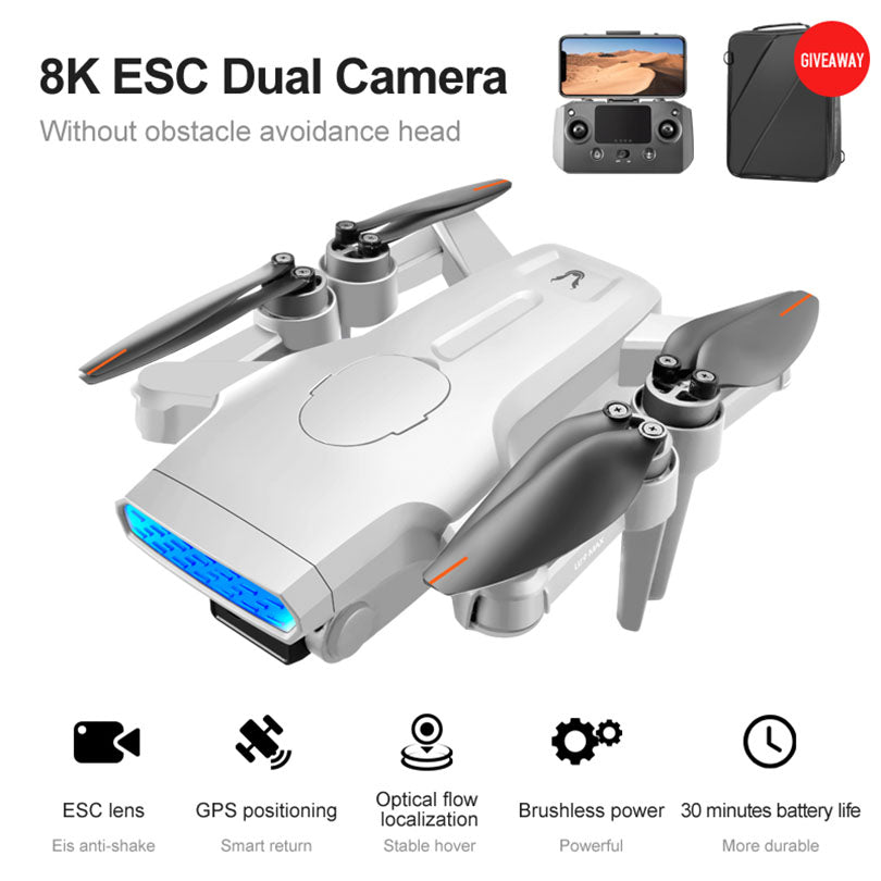 RC Drone LU9 Max 8K Camera Brushless Quadcopter