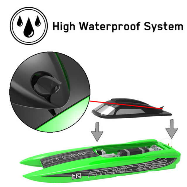 Volantex 798-3 Vector SR85 RC Boat High Speed 80KM/h SpeedBoat Brushless Water Cooling SpeedBoat ARTR Toy