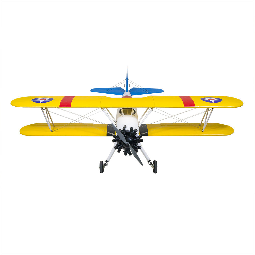 DWHobby Balsa wood Plane PT-17 Stearman ARF Large Electric or Gas Powe